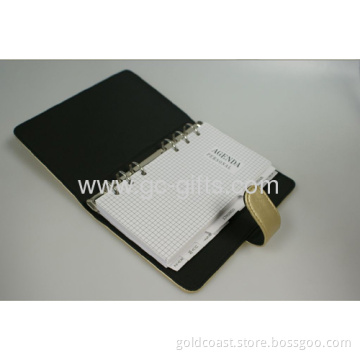 6 Ring Pu Leather Organizer Agenda 